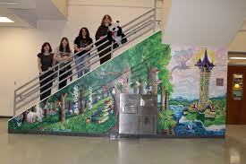 WCHS students complete mural