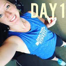 The first day of something new always gets my blood pumping and my mind  motivated! Just got my booty kicked for the first day of Shaun Week and  this little man did