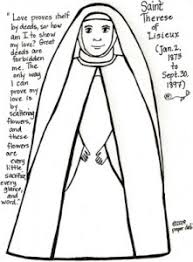 Some of the coloring page names are st therese colouring p, saint francis of assisi coloring coloring, click image to coloring, saints coloring to coloring, pics photos catholic coloring, therese of lisieux a little flower necklace zazzle, easy teddy bear coloring for kids coloring. Happy Feast Of St Therese Little Ways Sacrifice Beads