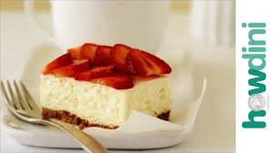 Mix crumbs, 3 tablespoons sugar and butter; New York Cheesecake Recipe Ny Style Strawberry Cheesecake Recipe Youtube