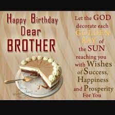 Happy birthday quotes for brother. Happy Birthday Dear Brother Home Facebook