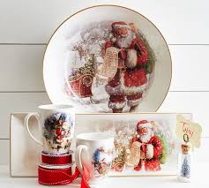 Shop kid friendly christmas plates and dinnerware at pottery barn kids. Pottery Barn Kids Holiday Platter Holiday Cookie Plate Christmas Santa Reindeer