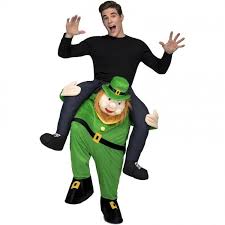 Disfraz De Duende San Patricio A Hombros Para Adulto Disfraz De Duende Disfraz De Enano San Patricio