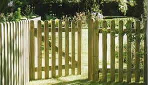 Since this variant of wood is rot and pest resistant, it is considered as the best choice of material for a fence. Picket Fence Gate In Natural Wood Wooden Fence Gate Wood Picket Fence Wooden Fence