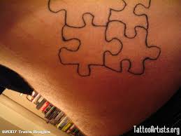 If desired, this technique could also be used to create a decorated box for the pieces of a traditional puzzle. Tatto Wallpapers Puzzle Pieces Tattoo