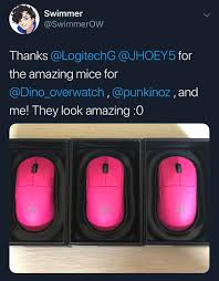 Built for extreme performance, pro gaming mouse includes the hero 16k sensor, mechanical switches with spring button tensioning system in a lightweight design. Three More Pink G Pro Wireless Mice For Boston Uprising S Academy Players Mousereview