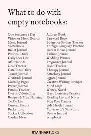 40 Fun Things To Do With Empty Notebooks Journal Writing Prompts Journal Journal Writing