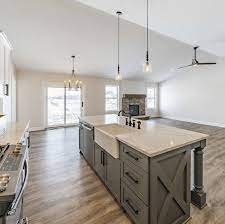 Home stratosphere explains that the length for an island with this seating capacity should be about 14 feet. I Love My Fireclay Kitchen Sink Available At Home Depot Now Farmhouse Kitchen Design Kitchen Layout Kitchen Remodel