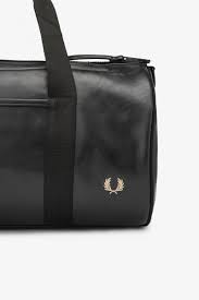 Sac De Sport Ton Sur Ton Noir Sacs Pour Homme Sacs A Dos Sacs De Sport Pour Homme Fred Perry Fr