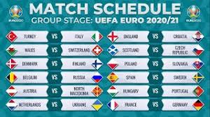 Follow euro 2020 standings, overall, home/away and form (last 5 games) euro 2020 standings. Match Schedule Uefa Euro 2020 2021 Group Stage Fixtures Youtube