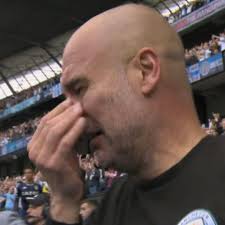 Guardiola when he realized he lost the UCL final to this Chelsea team