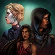 Sabaa Tahir Quote: “I Witness Myself Through His Eyes: Angry And Cold And  Weak And Strong And Brave And Warm. Not The Blood Shrike. Helene. ...”
