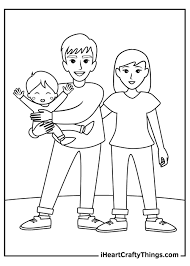 Cartoon coloring pages a collection of free printable cartoon coloring pages with the most popular cartoon characters. Printable Family Coloring Pages Updated 2021