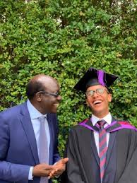 Is it the same malware alidai kituyi alimpiga? Mukhisa Kituyi Introduces His Son On His Graduation And He Is Acute Af