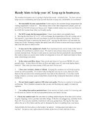Sometimes your internal air conditioning unit may at times seem to stop blowing cool / cold air and. Handy Hints To Help Your Ac Keep Up In Heatwaves Manualzz