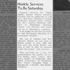Obituary for Frank Hinkle
