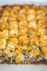 Cheesy tater tot casseroledizzy busy and hungry. The Ultimate Tater Tot Casserole Video Sweet And Savory Meals