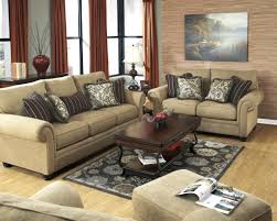 Caramel Color Casual Traditional Sofa Set Couch Fabric Living Room Cozy Decor Living Room Sets Furniture Ashley Furniture Living Room Sofa Set Designs