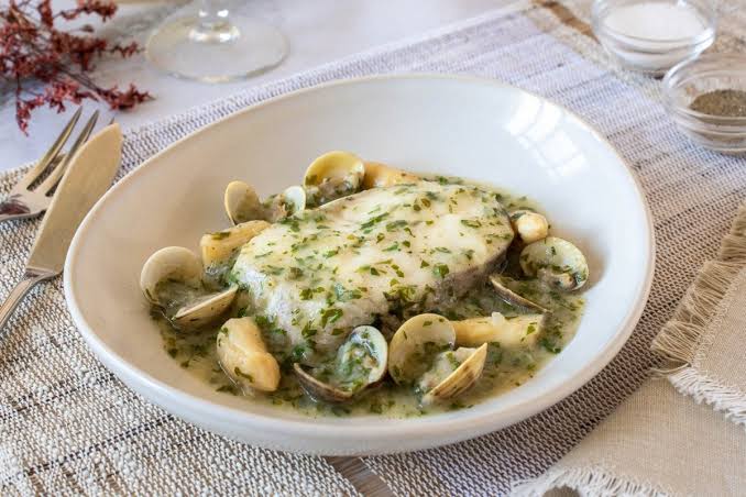 Hake in Green Sauce