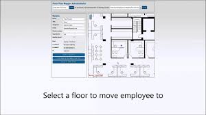 managing employee seating locations on interactive office floor plans