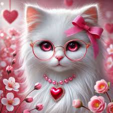 Cute anime cat night light decor