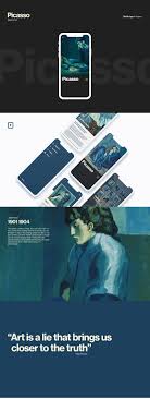 Great program to search for music according to the passage. Mobile App Picasso Blue Period On Behance