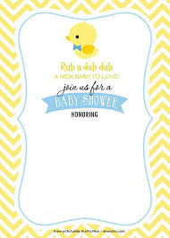 Free Printable Rubber Duck Invitation Template Drevio Rubber Duck Baby Shower Ducky Baby Showers Rubber Ducky Baby Shower Invitations