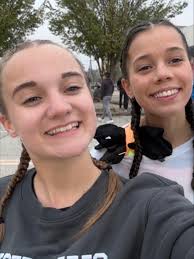 A big shout out to these OU college students, Emery and Bianca, running the  Route 66 half & full marathon. While balancing school work and running they  were able to cross the