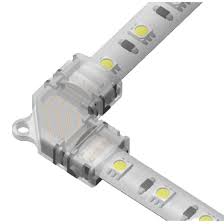 L Shape 4 Pin Connectors Right Angle Corner Rgb Connector Solderless