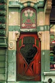 Porte Art Nouveau Bruxelles Doors Unique Doors Wood Exterior Door