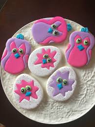 Loosely Based On A Popular Toy Colorful Sugar Cookies Cute Cookies Animal Cookies Birthday Cookies