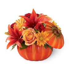 Days Of Autumn Pumpkin Bouquet At Send Flowers Ftd Flowers Thanksgiving Flowers Halloween Flowers