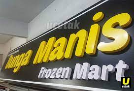 Contoh, authentic malay cusine, fast food restaurant, kedai tomyam, chinese style dan sebagainya. Signboard Senawang Seremban Negeri Sembilan Ucetak