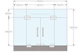 Ukuran pintu standart 210 x 90 (bisa custom) kaca tempered 12mm. Ide 28 Analisa Harga Satuan Pintu Kaca Frameless
