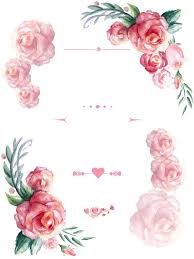 رومانسية ألوان مائية روز خلفية الإعلان Watercolor Rose Flower Background Images Flower Backgrounds