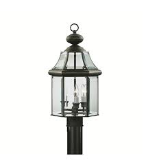 Classic design adds regal elegance to your home. Kichler 9985oz Embassy Row 3 Light Incandescent Outdoor Post Mount Lantern In Olde Bronze