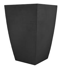 Amazon Com Tusco Products Msqt23bk Modern Square Garden Planter 23 Inch Black Patio Lawn Garden Garden Planters Modern Square Planters
