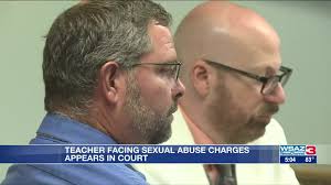 Teacher facing sexual abuse charges appears in court