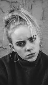 Black And White Billie Eilish Picture Pin By Maggie Natt On Billie Billie Billie Eilish Portrait