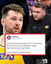 Luka fires back at haters calling him out of shape his whole career👇
