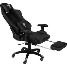Le mécanisme de verrouillage de l'inclinaison débloque/incline le fauteuil et le bloque en position verticale. Chaise Gaming Avec Repose Pieds Massage Chaises De Bureau A Haut Dossier Support Lombaire Gris
