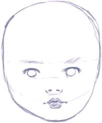 How do you draw a baby. How To Draw A Baby S Face Head With Step By Step Drawing Instructions Page 2 Of 2 How To Draw Step By Step Drawing Tutorials