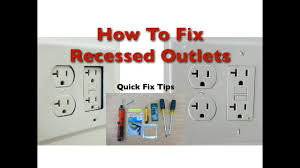 You will stick the metal prongs into the socket. Quick Fix How To Fix An Outlet That Is Recessed All Pro Dad