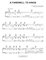 Keep your sound and tempo under control with the dedicated sustain, metronome, and tempo buttons.; Rush A Farewell To Kings Sheet Music Download Pdf Score 444056