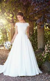Lowering your standard of modesty on your wedding day is not necessary. Top 5 Modest Wedding Dresses