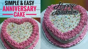 While celebrating your anniversary, a cake is the most important element, without which no celebration all accessorized cakes: Anniversary Cake Heart Shape Chocolate Cake Chocolate Cake Simple Easy Anniversary Cake Youtube