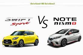 スズキ 新型スイフトスポーツ vs 日産 ノートnismoどっちが買い 人気のコンパクトカーをベースにしたmtスポーツモデルを徹底比較 1 2 徹底比較 人気新型車比較2021年 mota スイフトスポーツ 日産ノート 日産