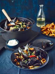 Moules Frites Mit Aioli Von Annes Kochschule Chefkoch Rezept Lebensmittel Essen Essen Hauptspeise