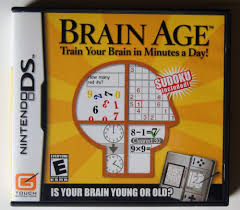 Brain Age Train Your Brain In Minutes A Day Nintendo Ds 2006 Complete Touch Brain Age Train Your Brain Brain Training Games
