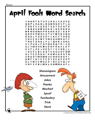 When april fools' day gained its popularity? April Fools Day Worksheets For Kids Woo Jr Kids Activities Children S Publishing